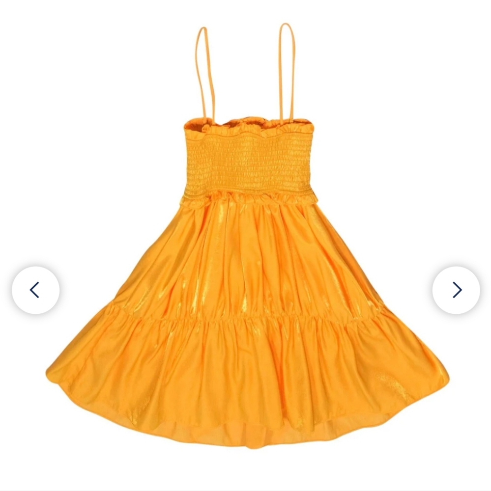 Lovers + Friend Yellow mini dress - Picture 2 of 8
